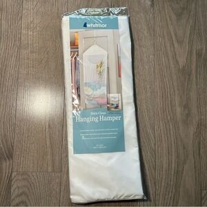 NWT Whitmor Dura-Clean Hanging Hamper 6154-746 Over The Door Laundry Hamper
